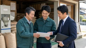 コイン精米所と地域米穀店を承継したM&A事例アイキャッチ