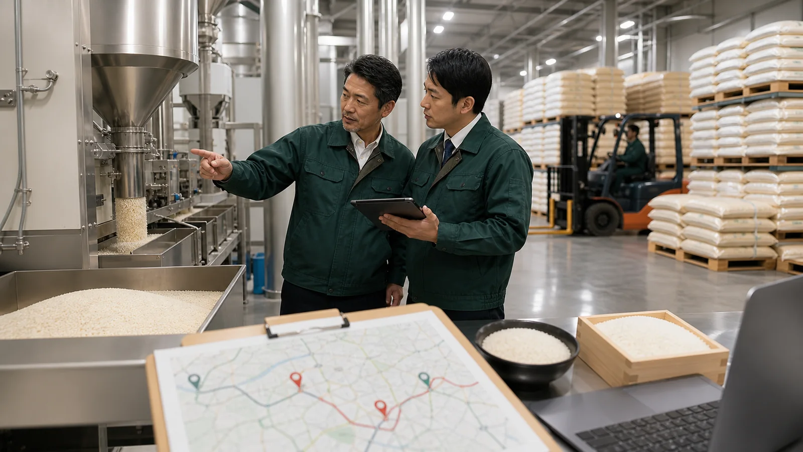 精米ライン・低温倉庫・配送網が評価される米卸M&Aコラムアイキャッチ